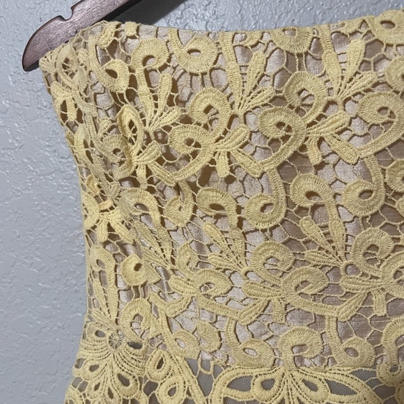 Allison Parris Strapless Lace Mini Dress - Picture 5 of 9